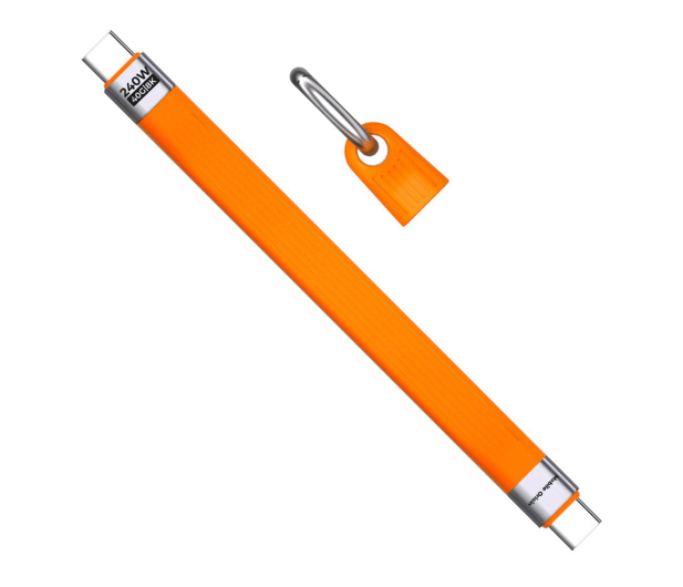 Mobile Origin Keychain Cable 40Gbps 8K USB-C CB17 240W Orange - 1590341 - zdjęcie 3